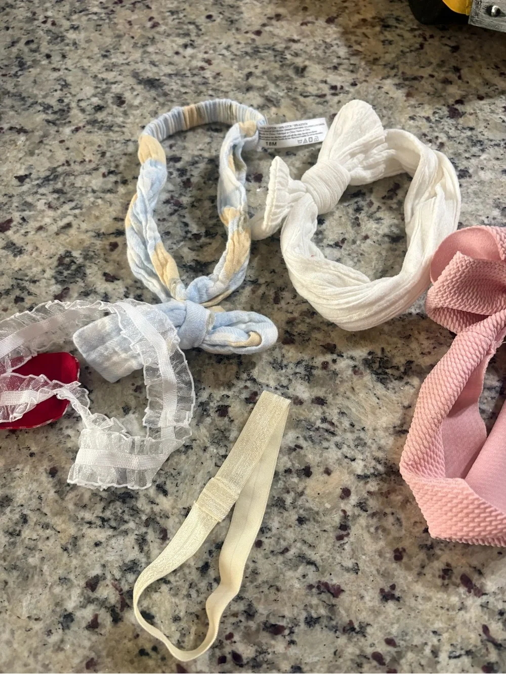Headband bundle of 5 infant stretchy GUC